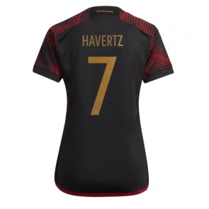 Niemcy Kai Havertz #7 Koszulka Wyjazdowych Kobiety MŚ 2022 Krótki Rękaw
